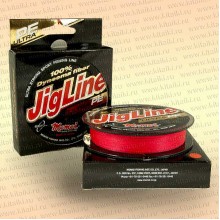 Плетенка JigLine Ultra PE 100 м, красный 0,24 мм тест 18 кг