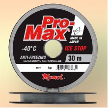 Леска зимняя Pro-Max Ice Stop 0,085 мм, 0,9 кг, 30 м, прозрачная Леска зимняя Pro-Max Ice Stop 0,085 мм, 0,9 кг, 30 м, прозрачная