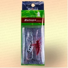 Блесна зимняя, 2 гр, одинарный крючок + тройник с мушкой, цвет: 904