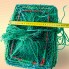 Раколовка гармошка 12 входов 28 х 23 см, длина 4 м, толстая леска