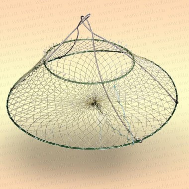 Раколовка - раскладушка 450 мм, 2 кольца 